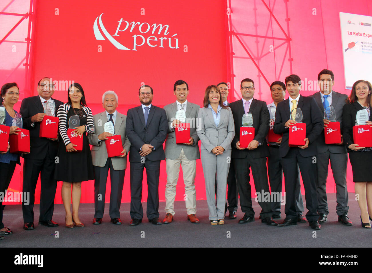 Lima, Peru. 30th Dec, 2015. Peru's Minister of Foreign Trade and