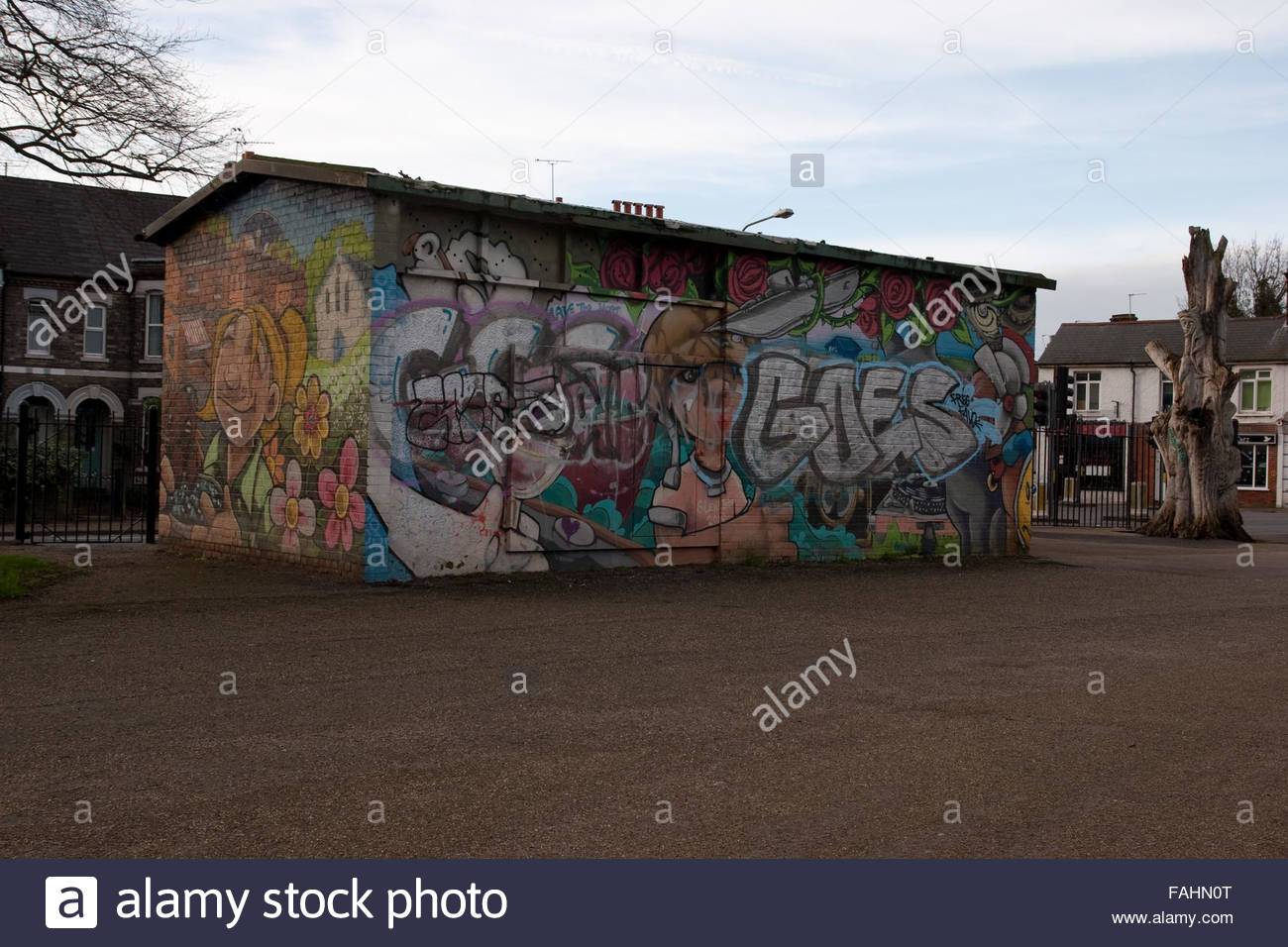 Graffiti On A Public Building High Resolution Stock Photography And Images Alamy