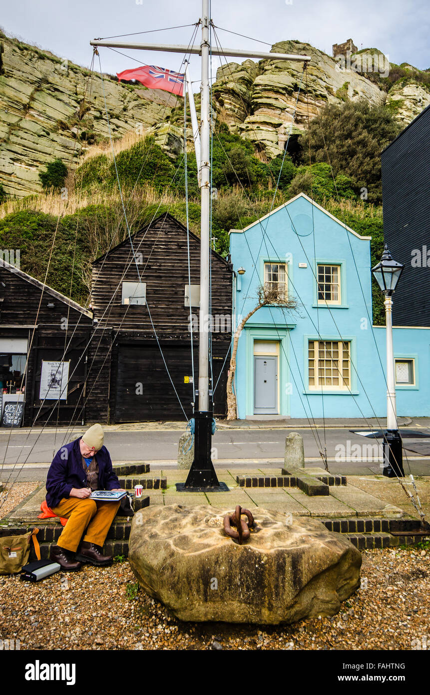 Hastings Old Town is an area to the east of Hastings.The Net Shops are