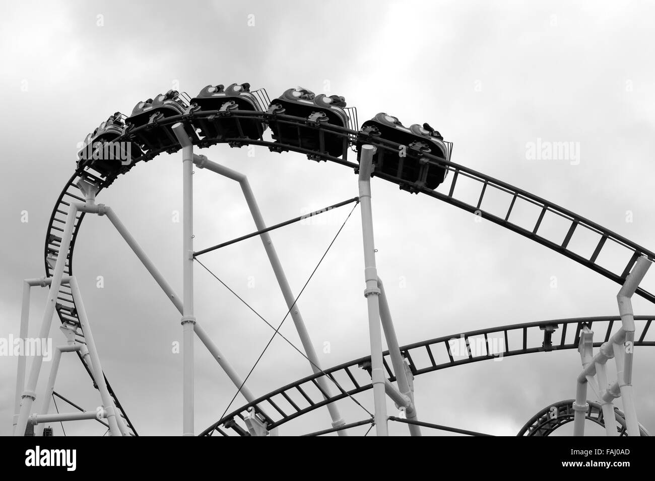 Rollercoaster ride at M&D's Strathclyde Country Park Motherwell