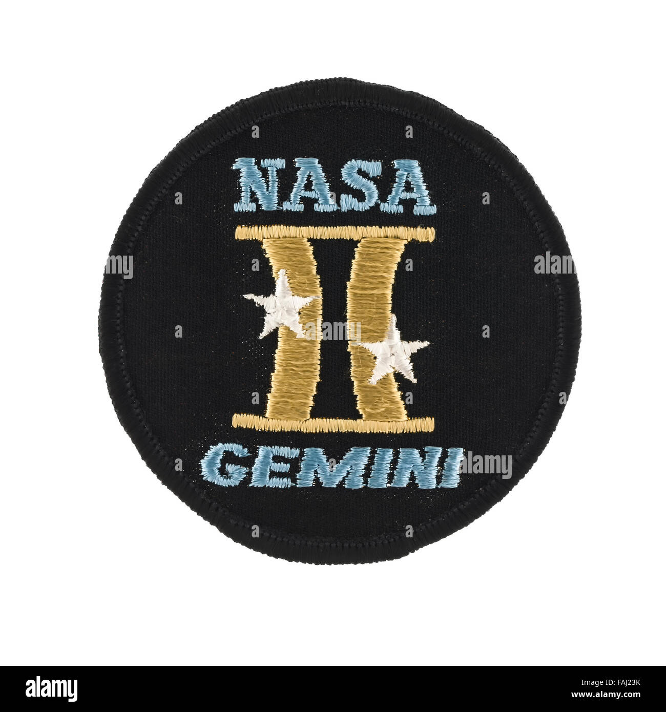 Gemini Mission Badge on a white background Stock Photo