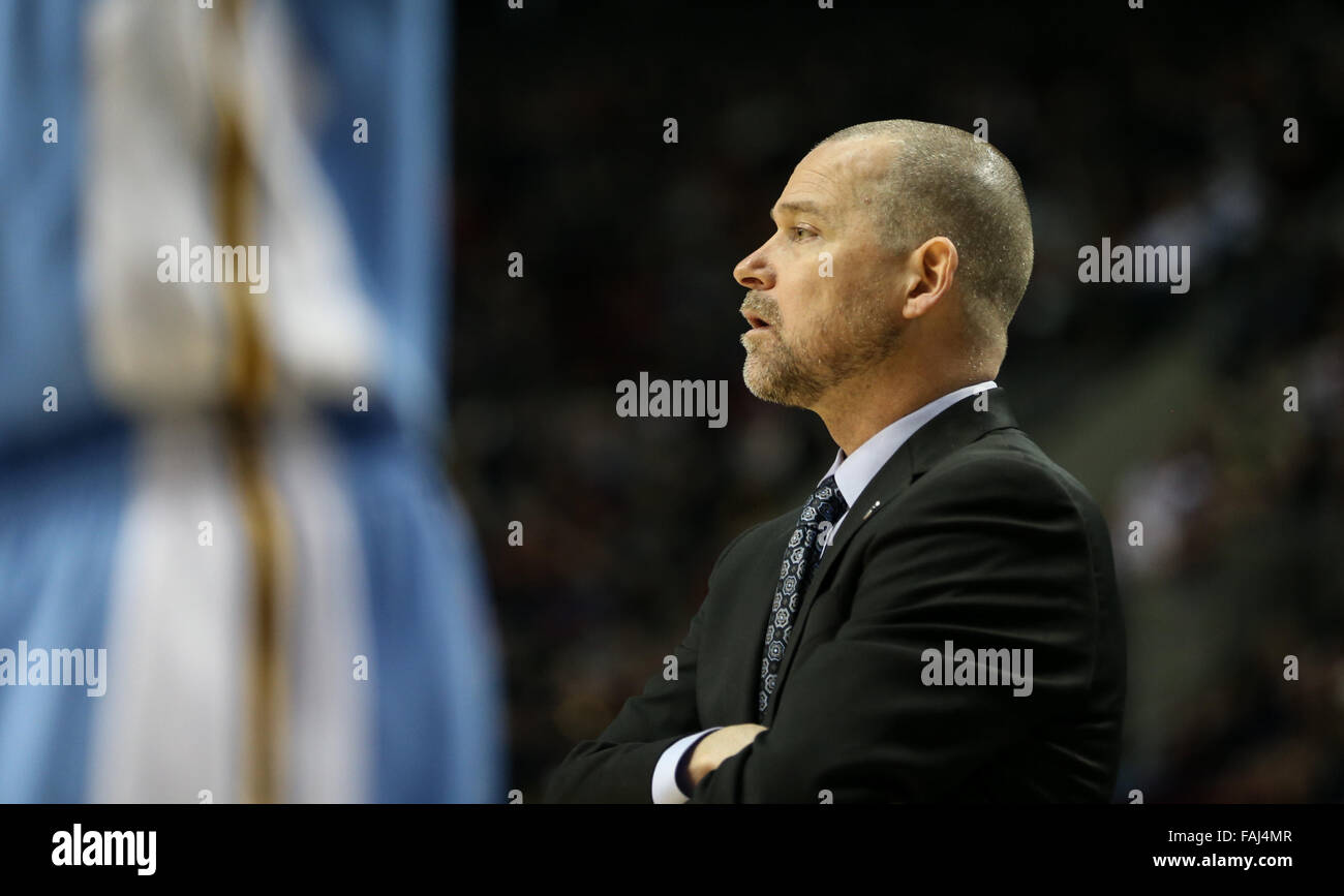 Portland, Oregon, USA. 30th December, 2015. MICHAEL MALONE watches from ...