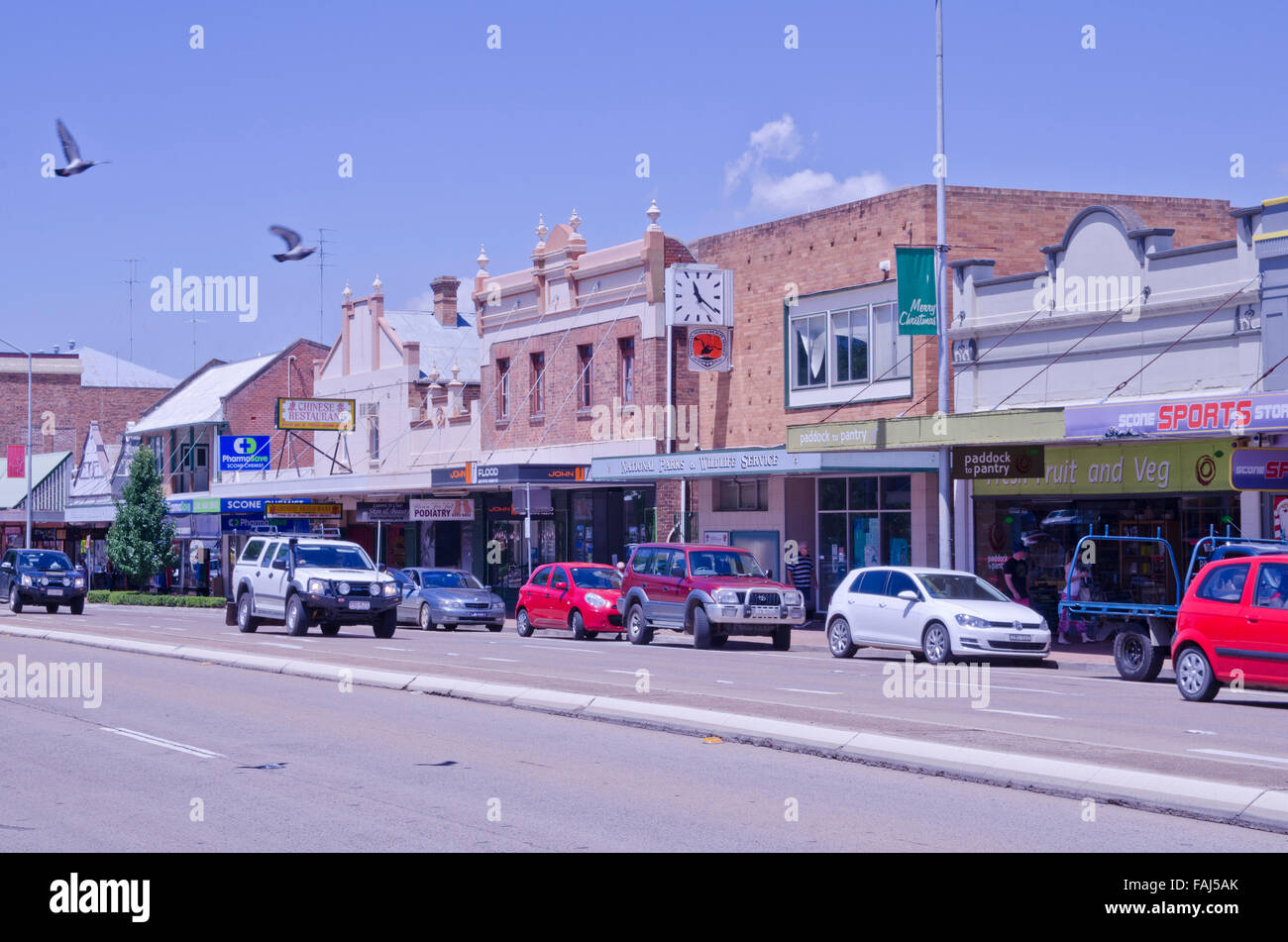Main street Scone NSW Australia Stock Photo