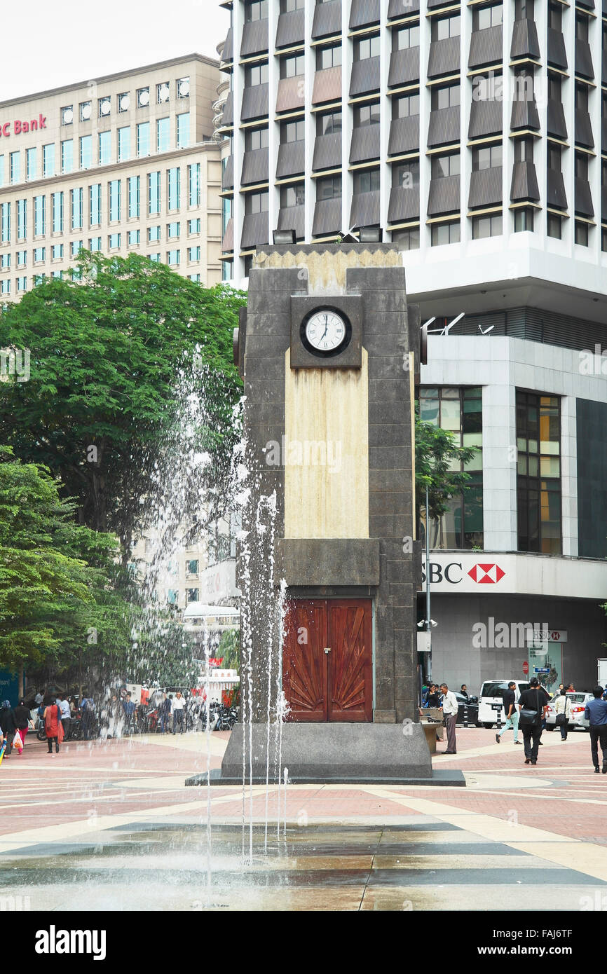 Clock in Kuala Lumpur, Malaysia Stock Photo Alamy