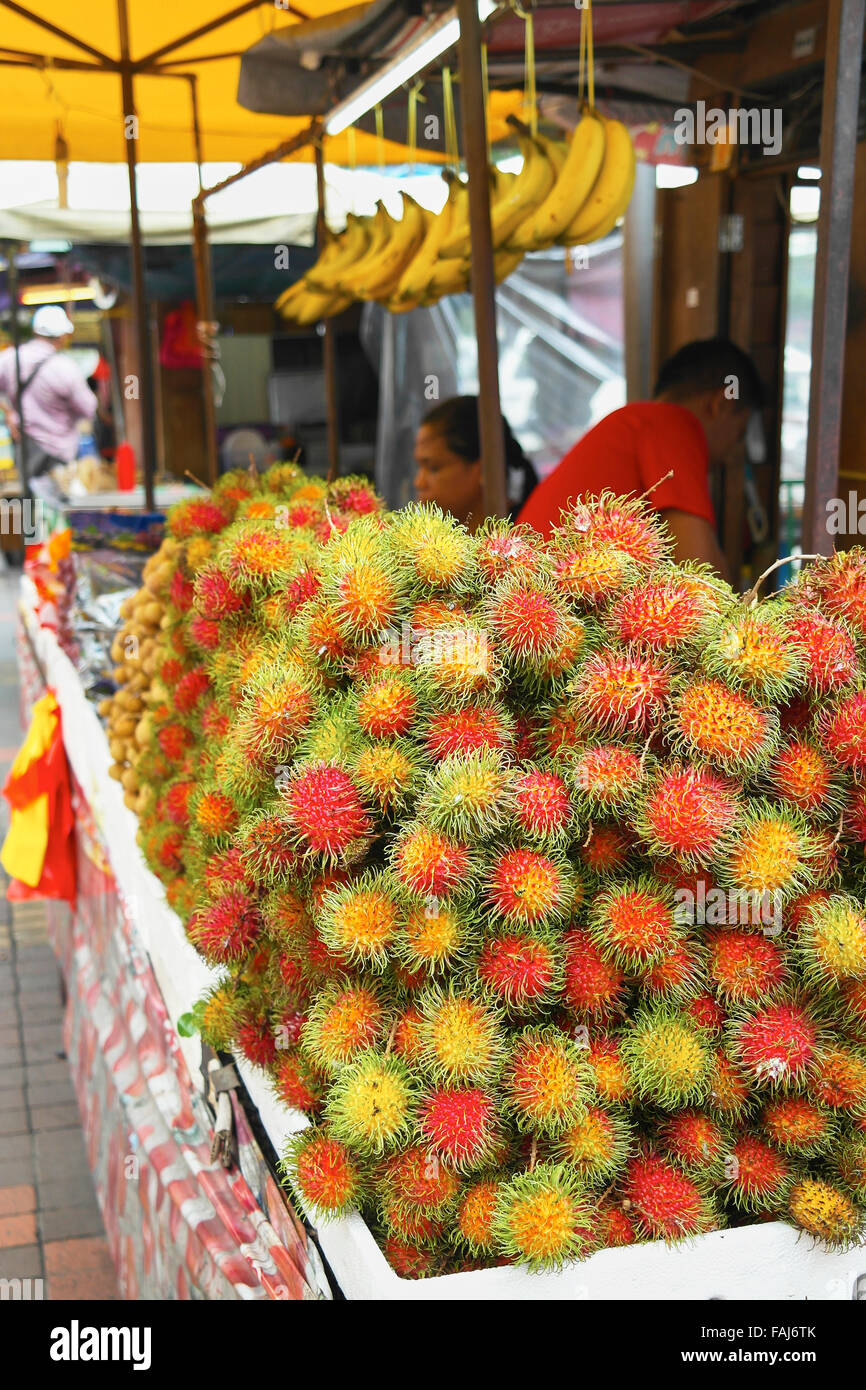 Some exotic fruits in Malaysia Stock Photo Alamy