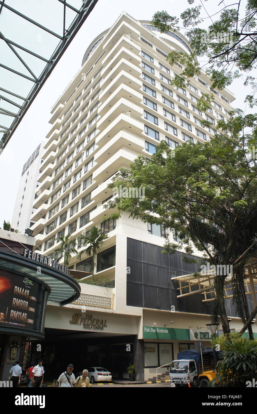 Federal hotel, one of the earliest hotel in Kuala Lumpur, Malaysia