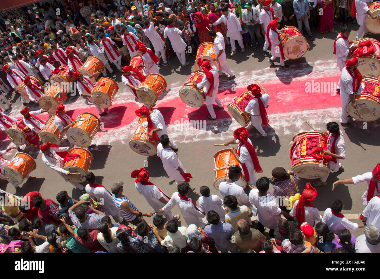Ganesh festival procession. Pune, India Stock Photo Alamy