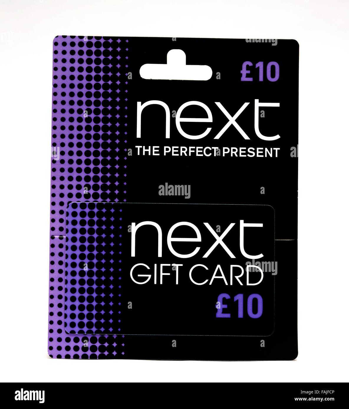 Next gift card 10 Stock Photo Alamy