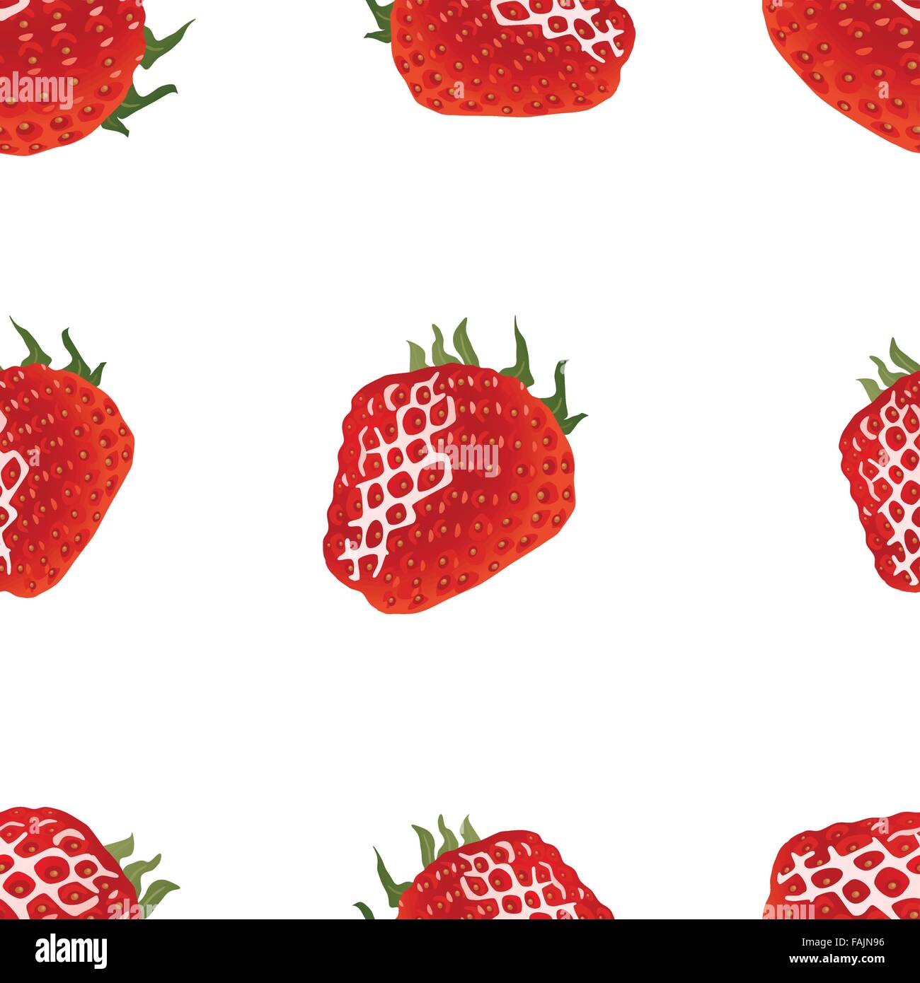 Seamless pattern with strawberry Stock Vector Image & Art - Alamy