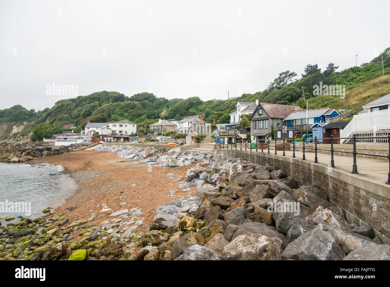 Steephill Cove a small seaside village on the Isle of Wight UK Stock Photo