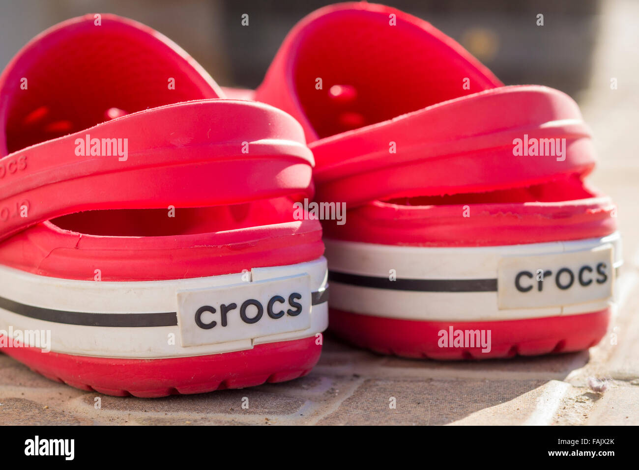 Croc's crocs sandals shoes hires stock photography and images Alamy