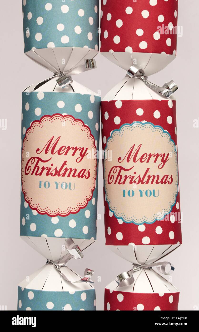 Pulling christmas cracker hi-res stock photography and images - Alamy