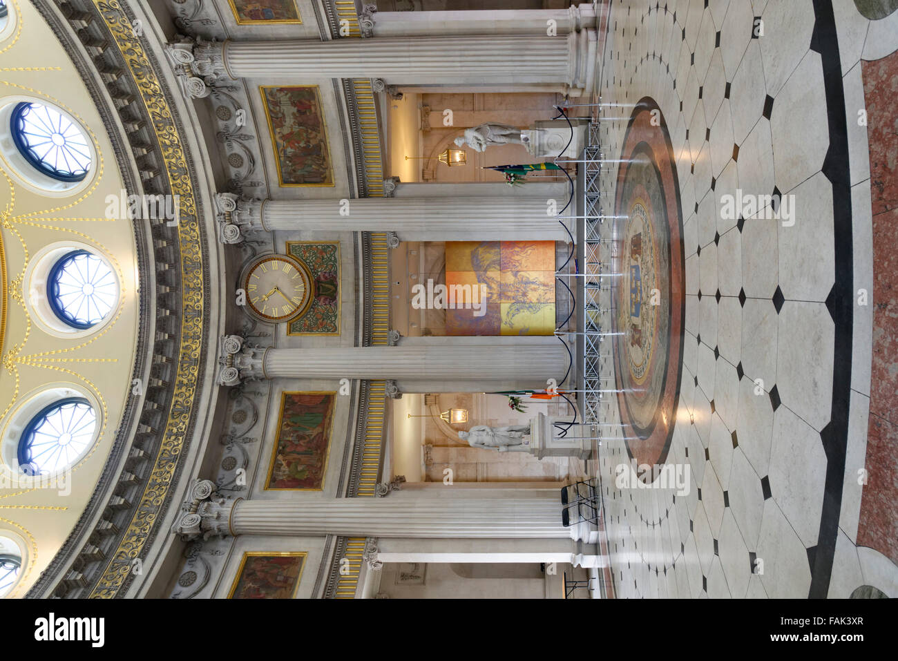 Interior, City Hall, Dublin, Ireland Stock Photo