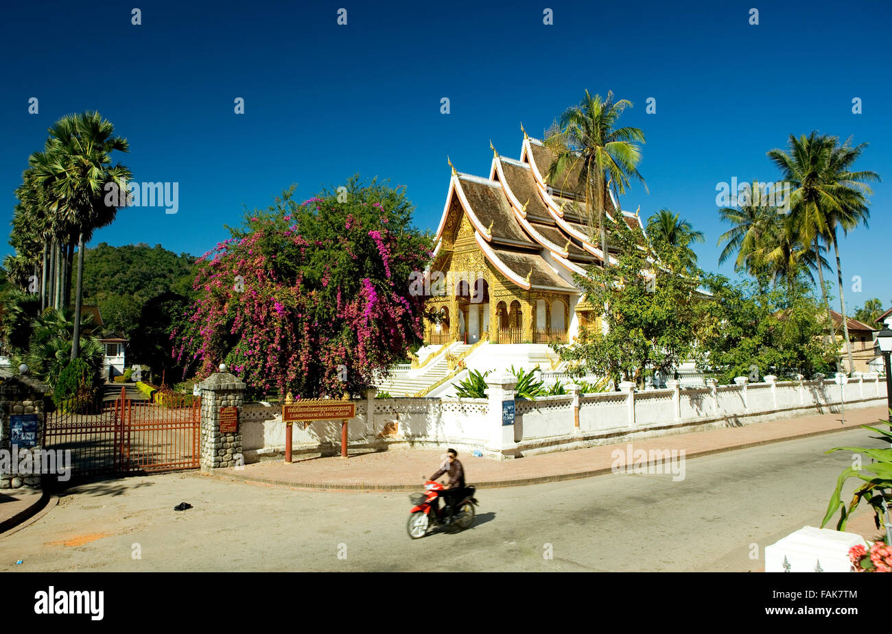 Wat Xieng Thong, Luang Prabang , Laos, Asia. Stock Photo