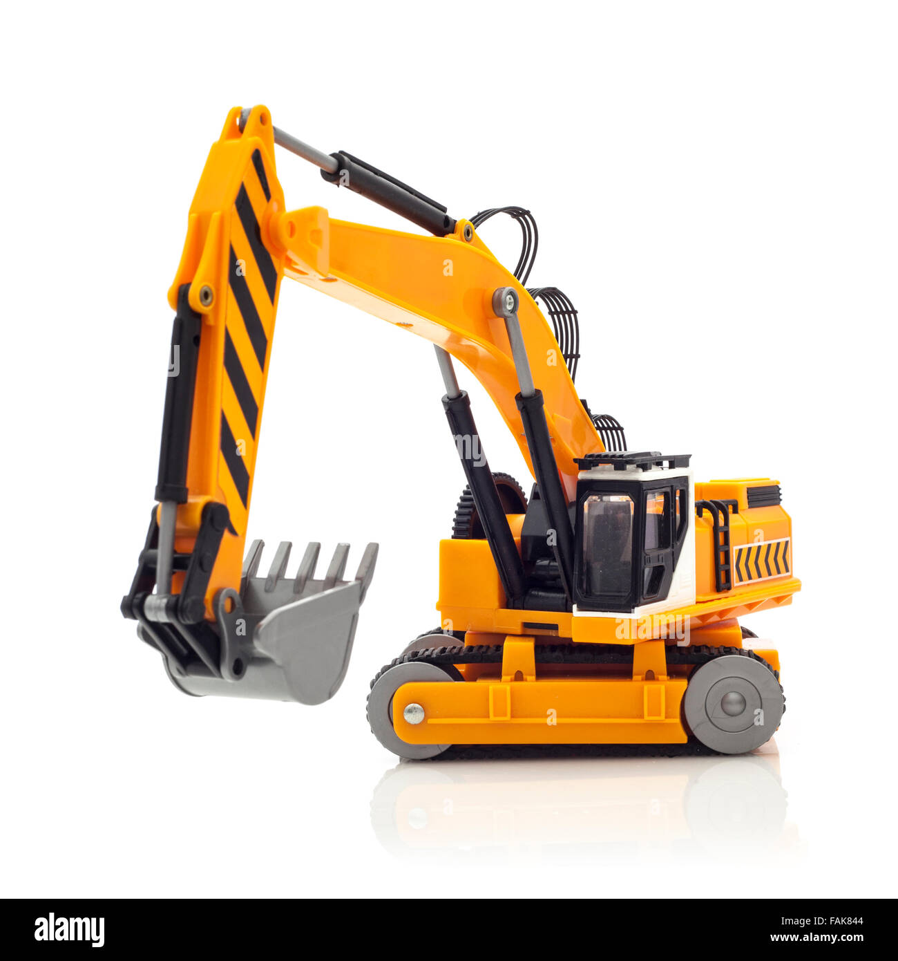 yellow digger toy