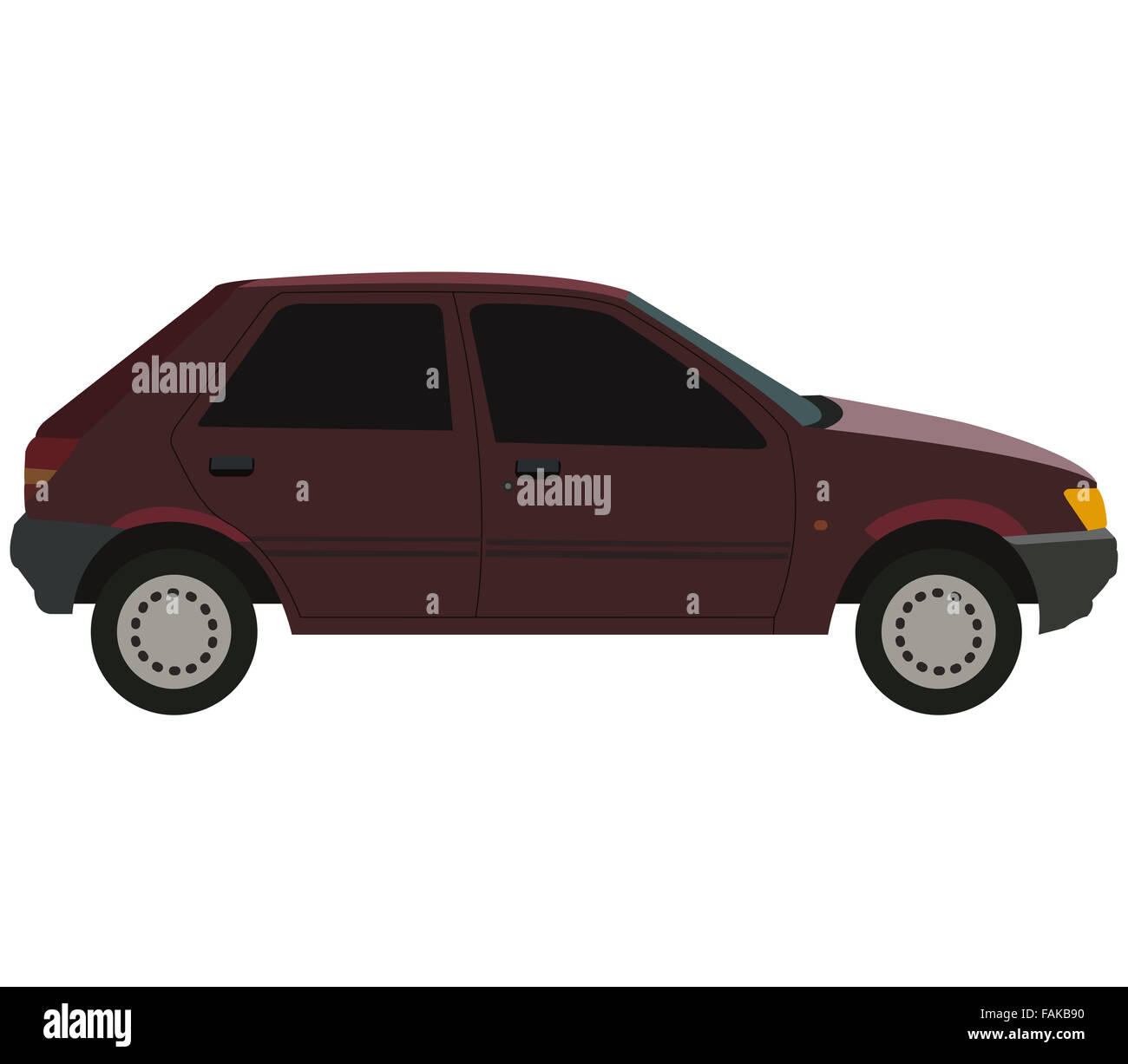 car on white background Stock Photo - Alamy
