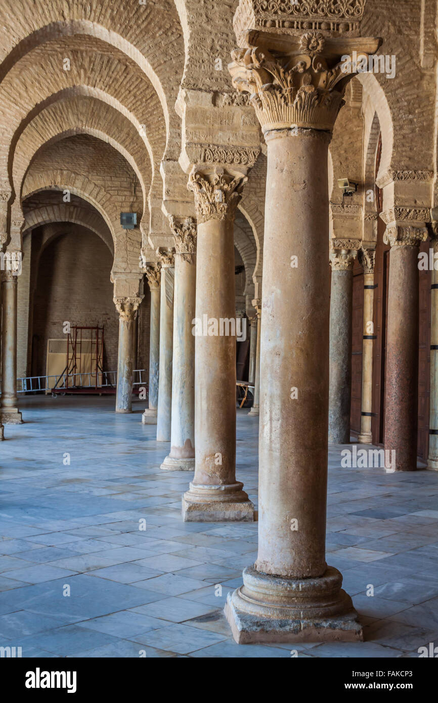 The Great Mosque Of Kairouan Tunisia Africa Stock Photo Alamy