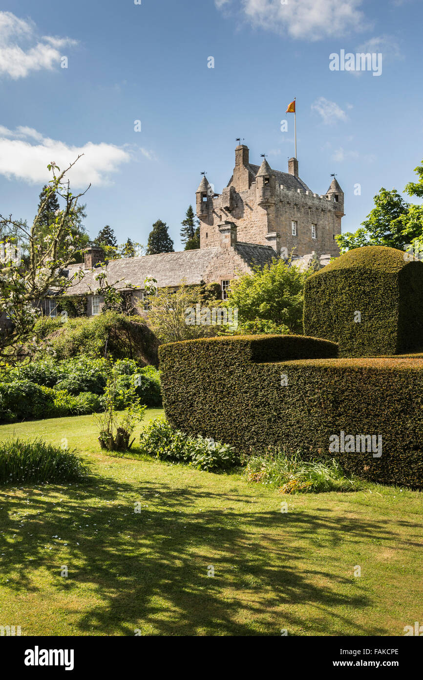 Cawdor Castle Gardens in Inverness-shire, Scotland. Stock Photo