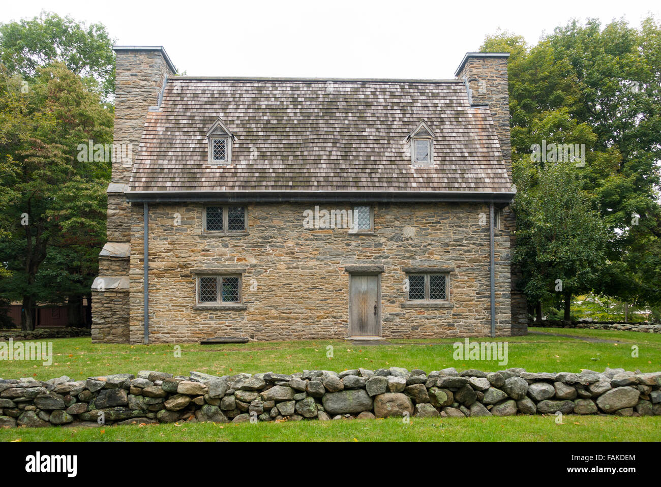 Henry Whitfield house Guilford CT Stock Photo Alamy
