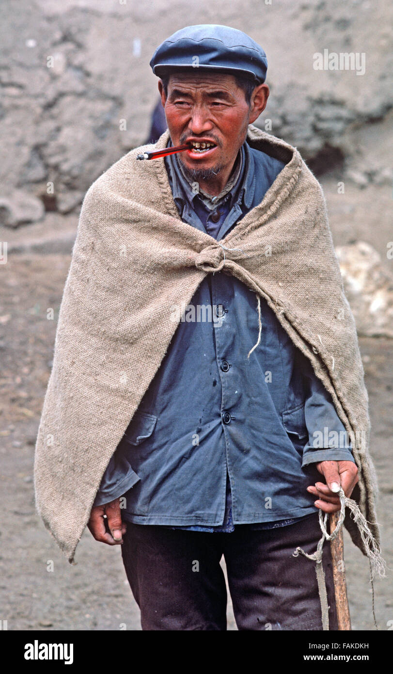 Village life in Inner Mongolia, China autonomous region Stock Photo