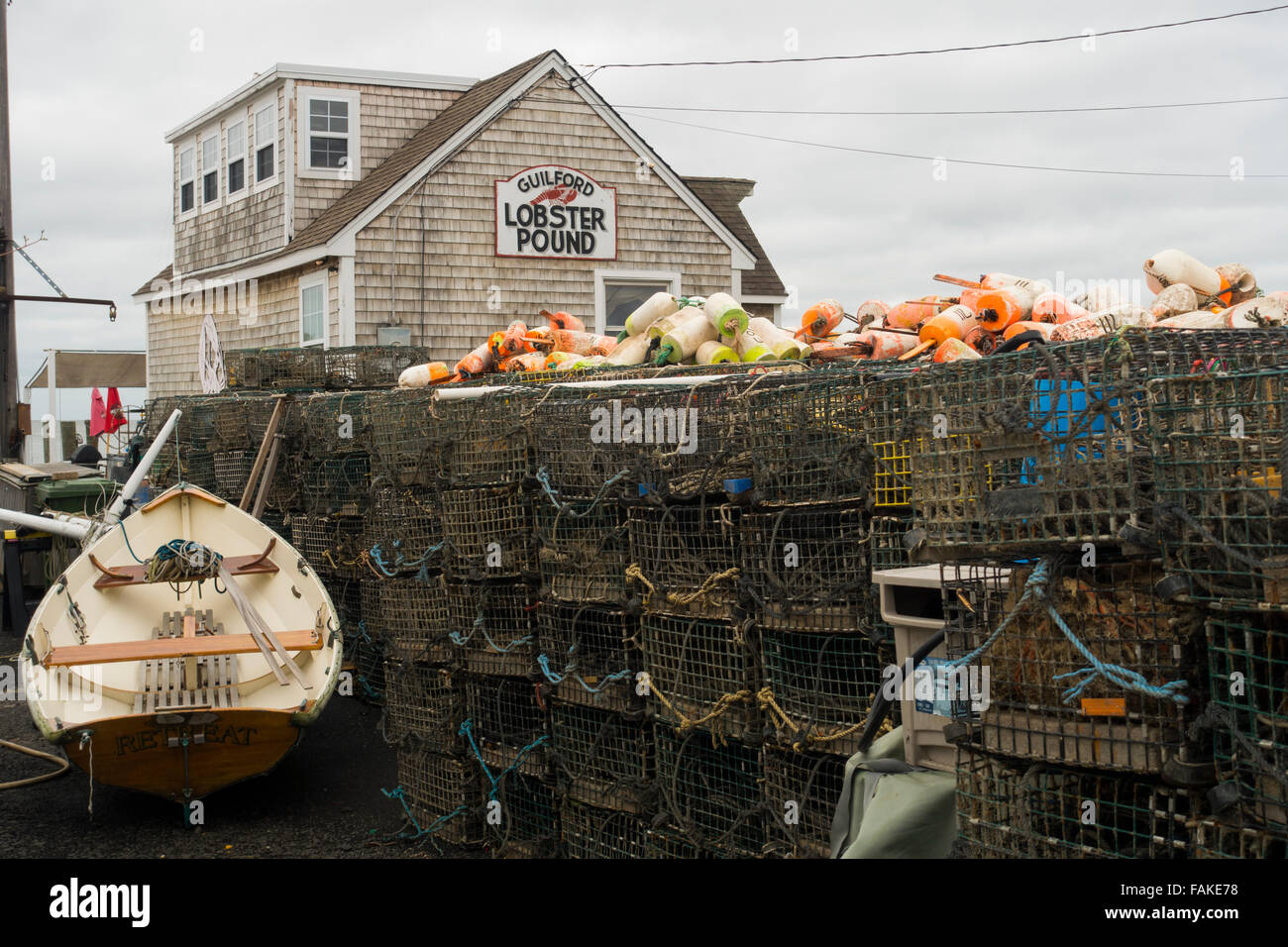 Guilford lobster pound restaurant CT Stock Photo Alamy