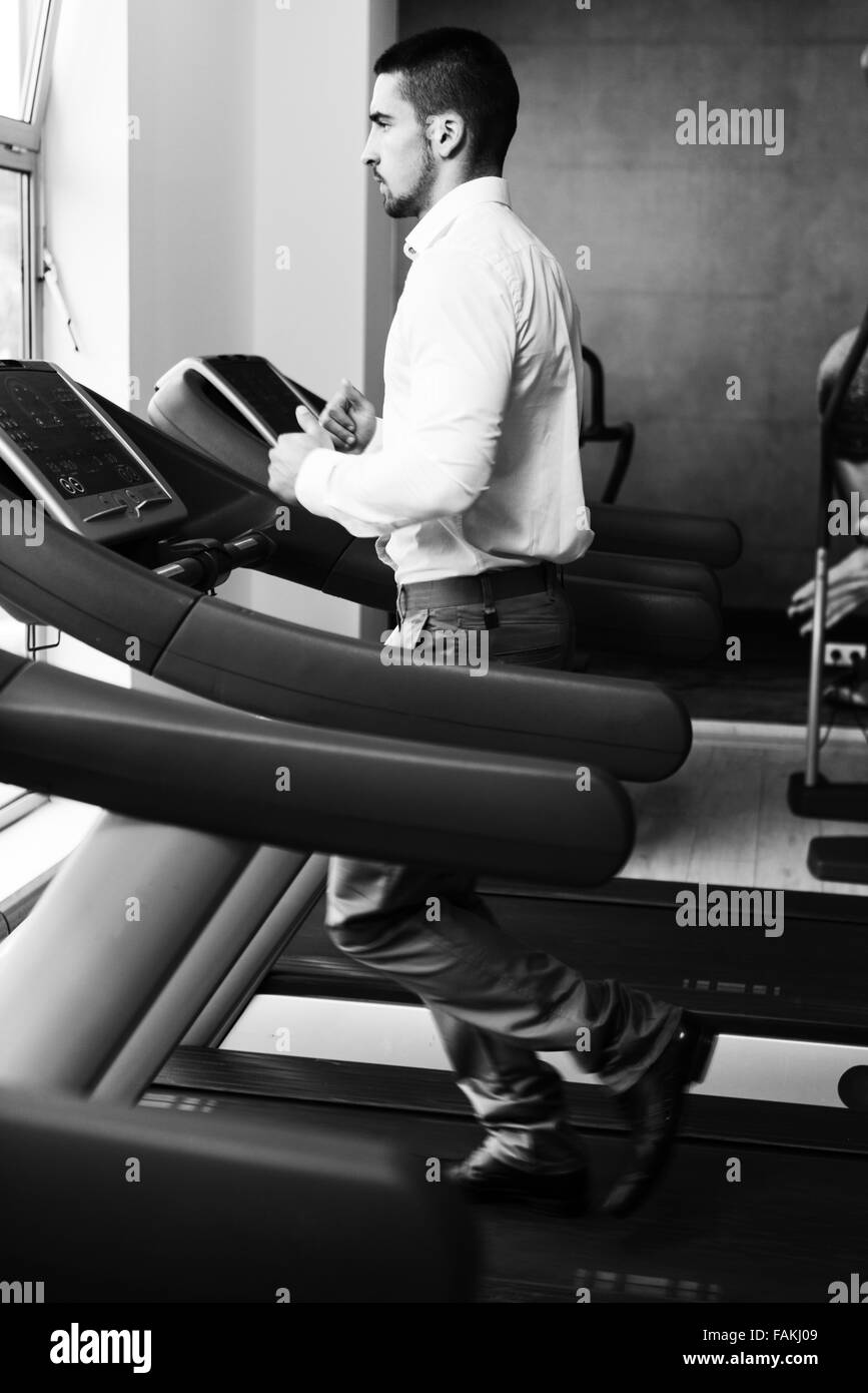 Treadmill speed Black and White Stock Photos & Images Alamy