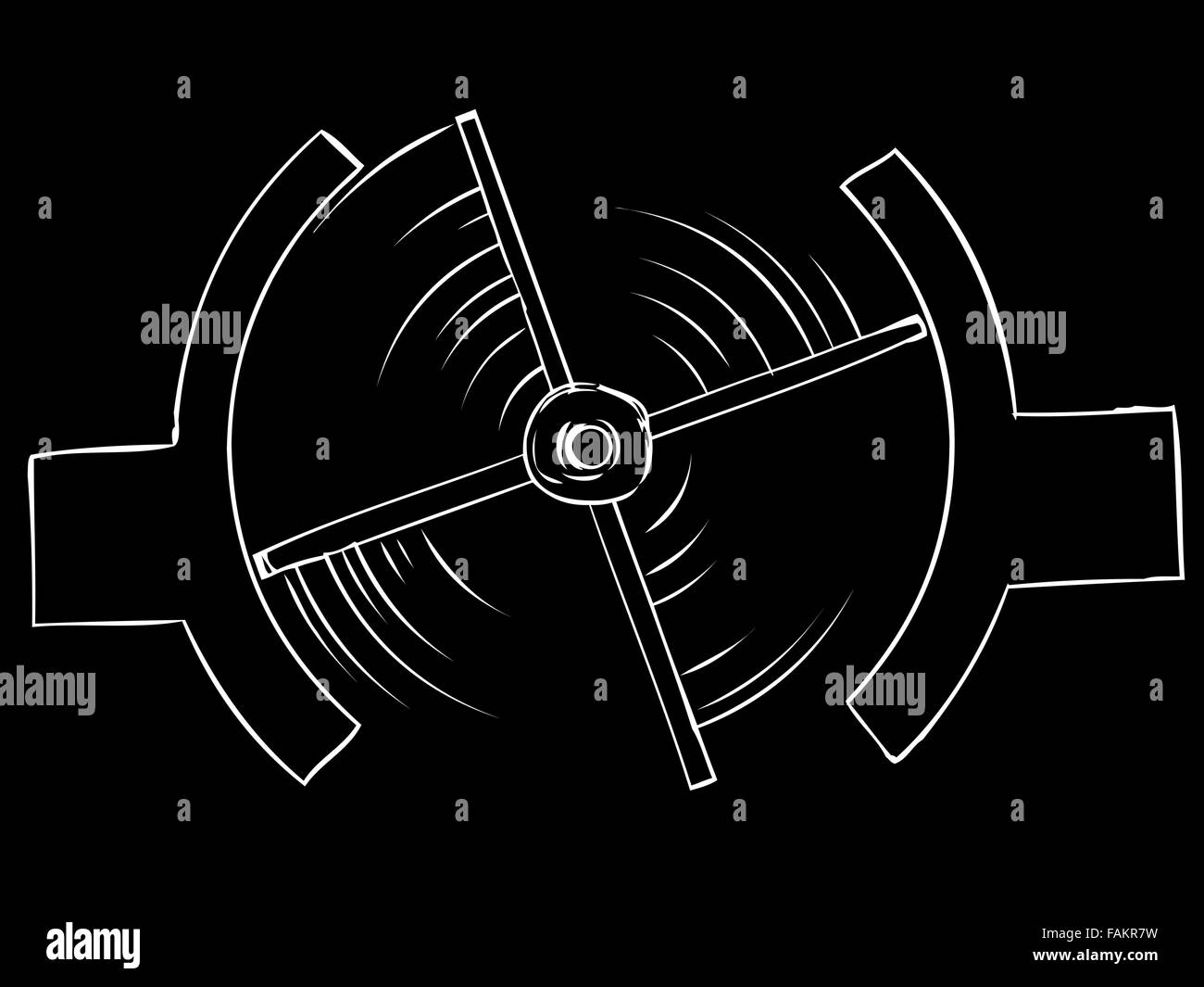 Top view spinning turnstile over Black and White Stock Photos & Images ...