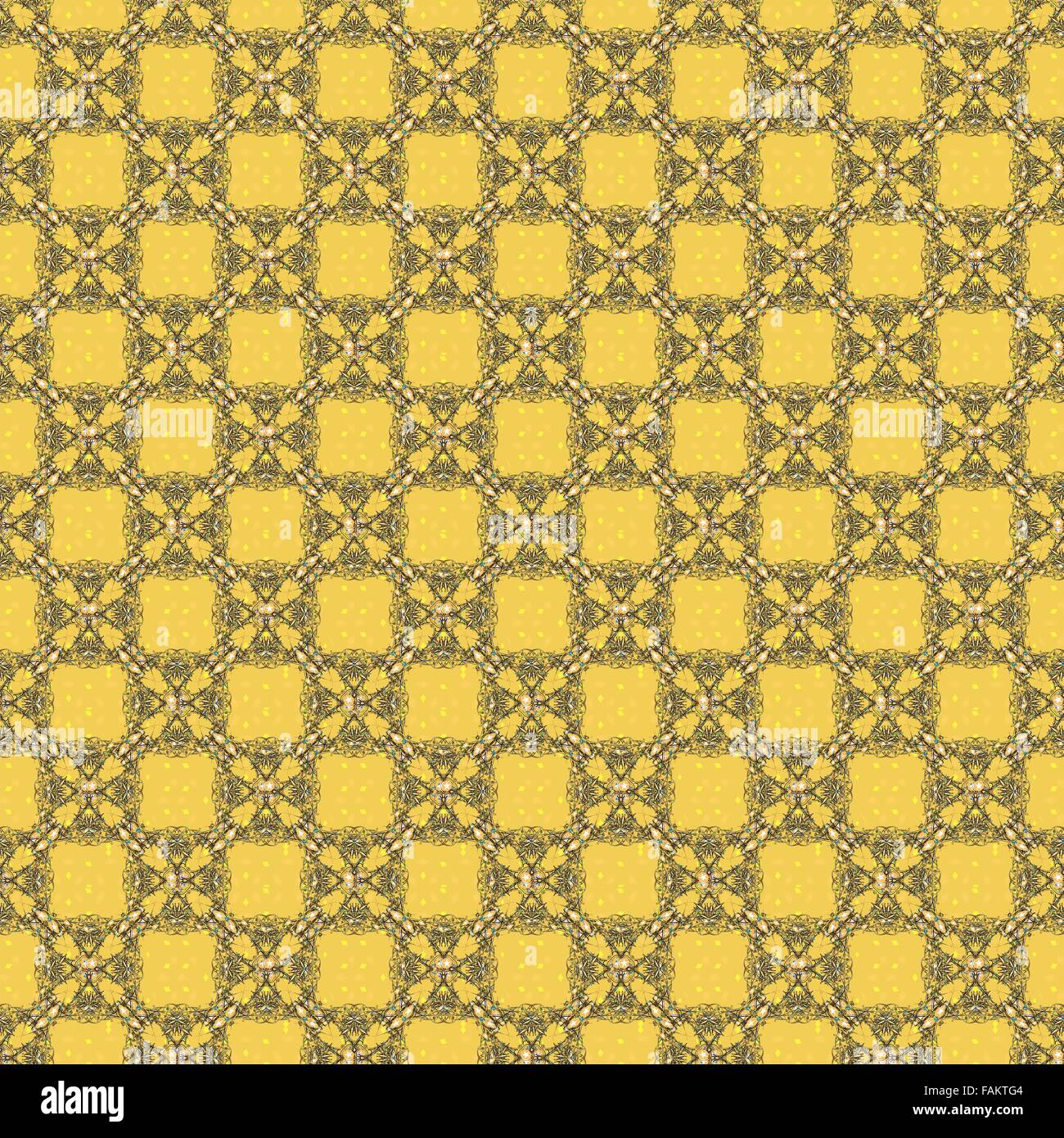 Allover tile design with chroma shabby background. Stock Photo