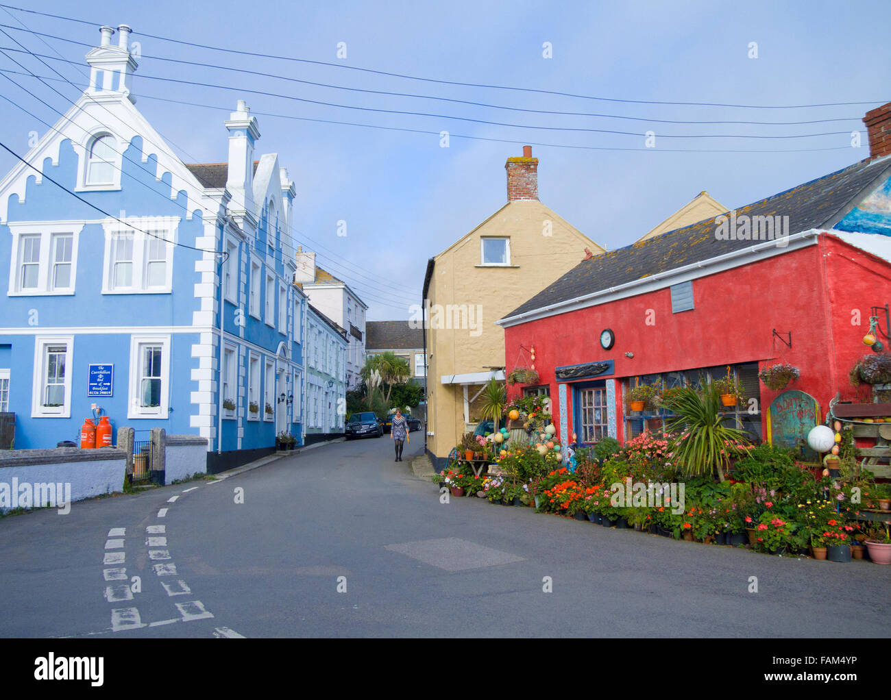 The Lizard Village, Lizard Peninsula, Cornwall, UK Stock Photo Alamy