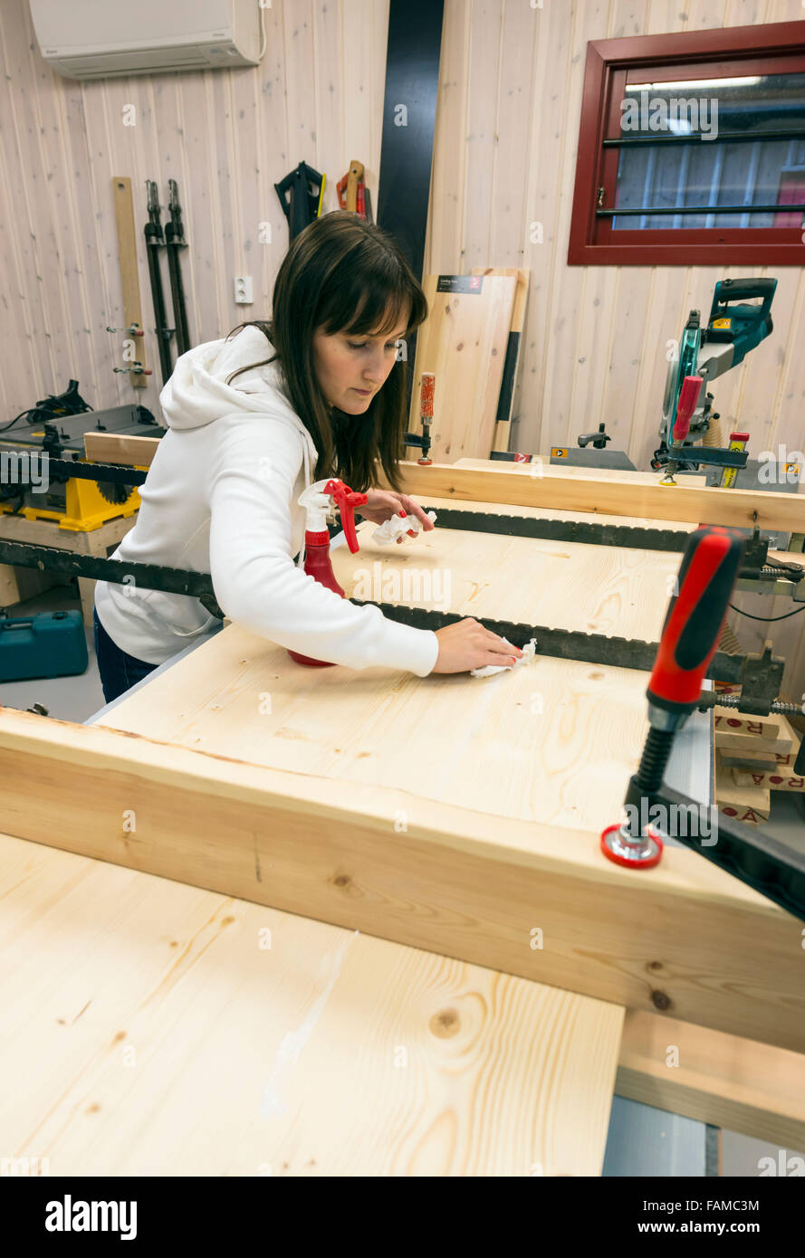 Cabinet-making Stock Photo