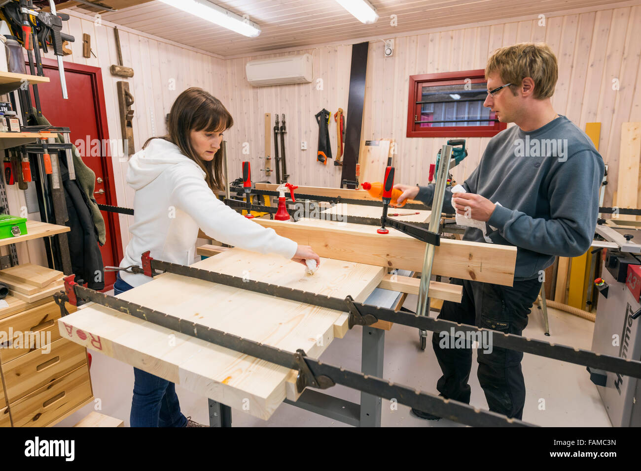 Cabinet-making Stock Photo