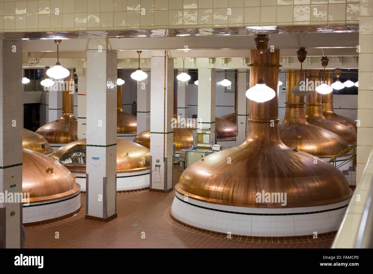 Golden, Colorado Brew kettles at the Coors Brewery Stock Photo Alamy