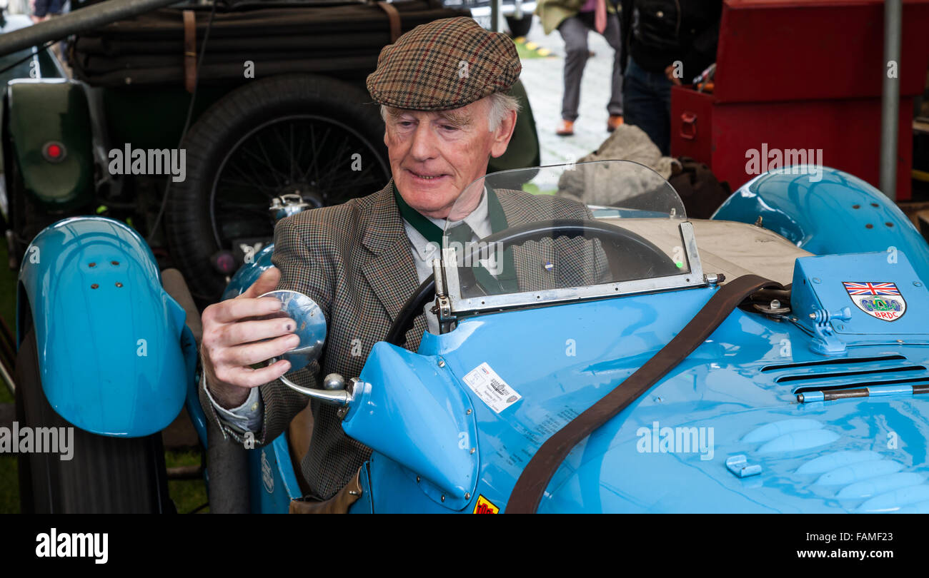Retired racing car driver Stock Photo - Alamy