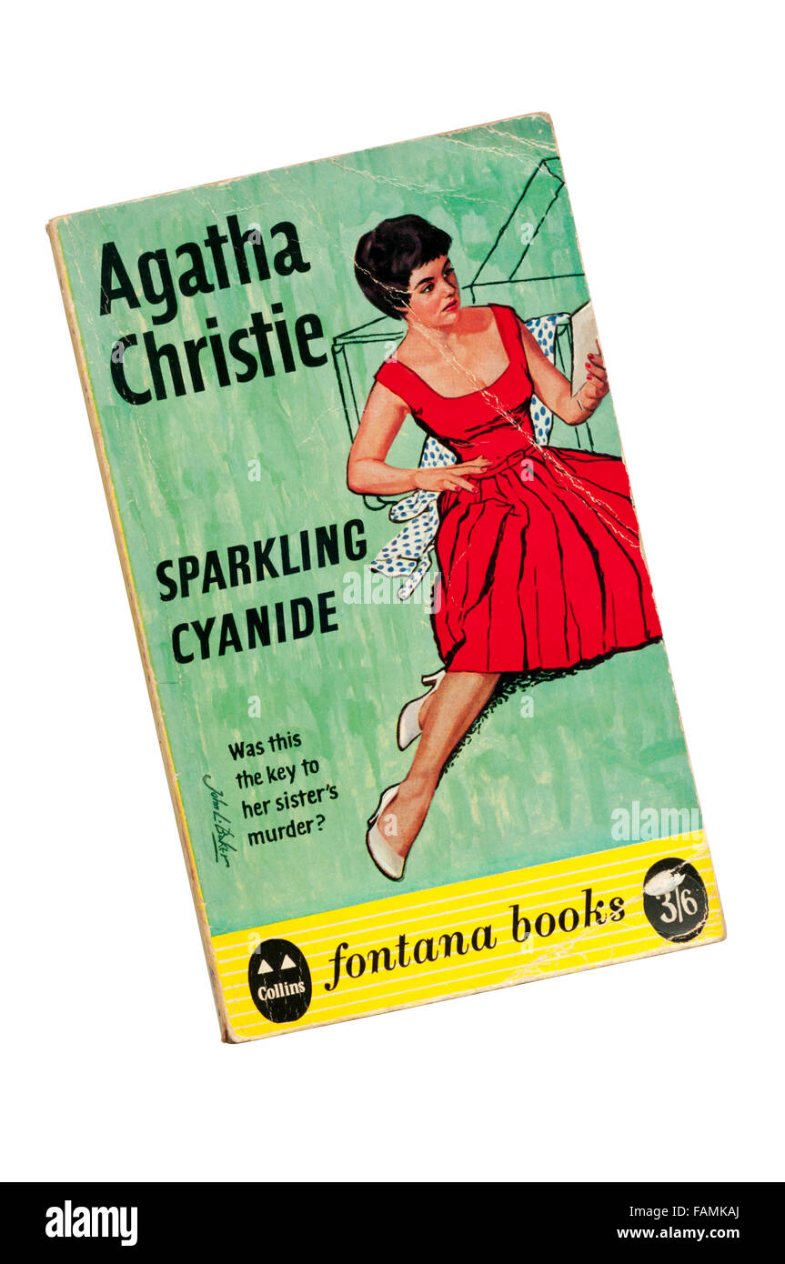 Collins paperback edition of Sparkling Cyanide by Agatha Christie.  First published in 1945. Stock Photo