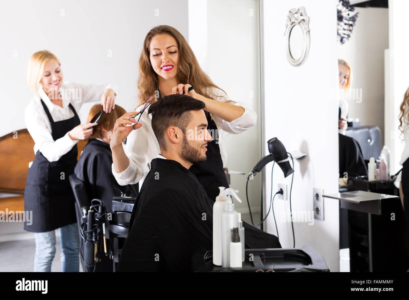 A Barber is Going through the Electric Cutting and Shaving Machine for the  Beard of an African-American Brazilian Boy Stock Image - Image of beauty,  business: 214303807