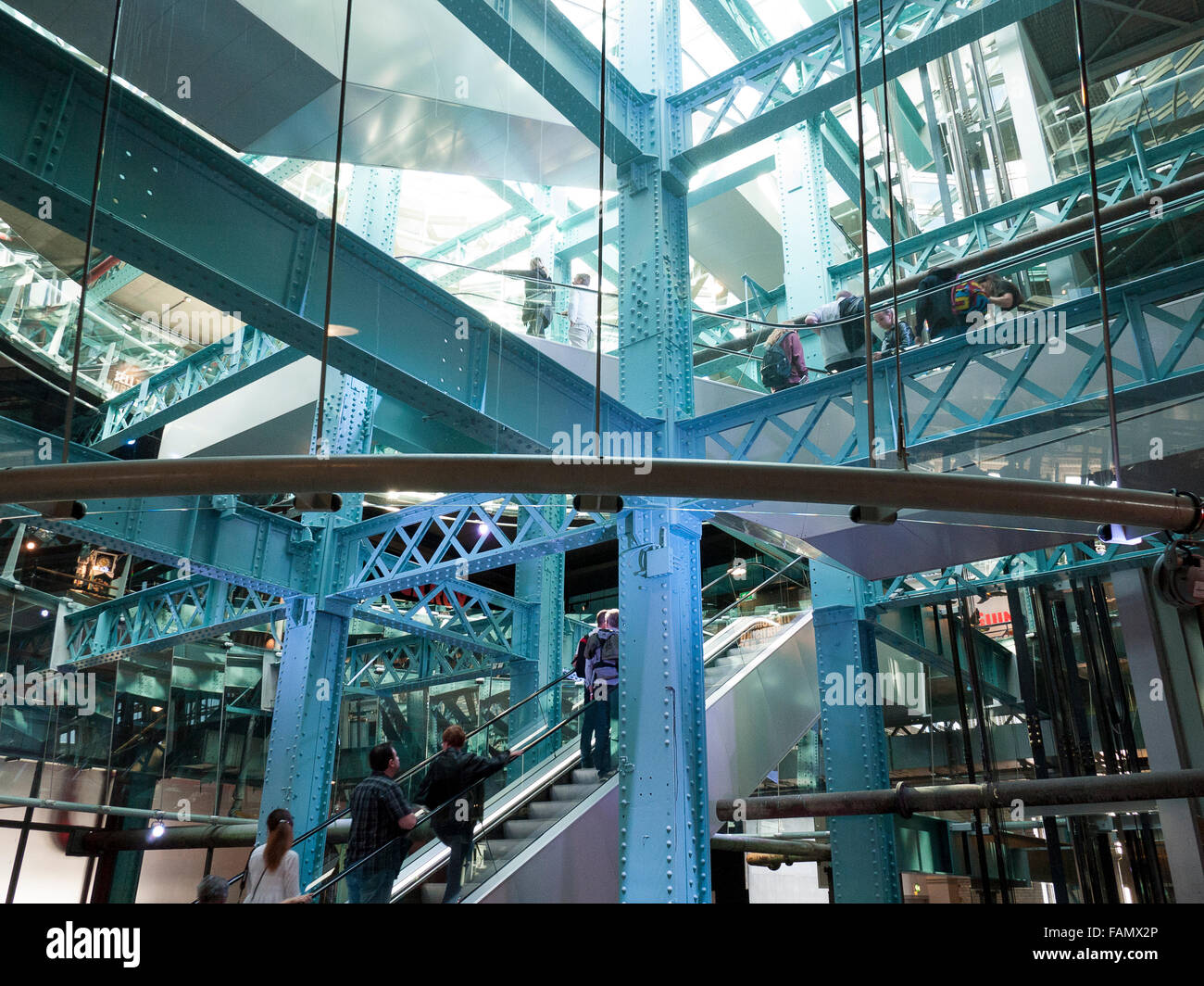 Interior structure, Guinness Storehouse, Dublin, Ireland Stock Photo ...