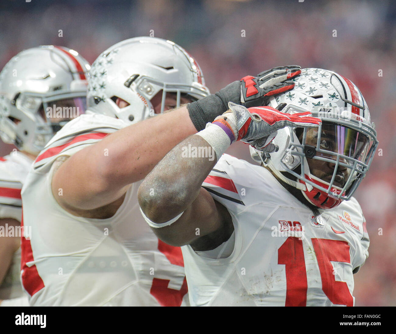 Glendale Az Usa 01st Jan 2016 Ohio State Rb 15 Ezekiel Elliott Stock Photo Alamy