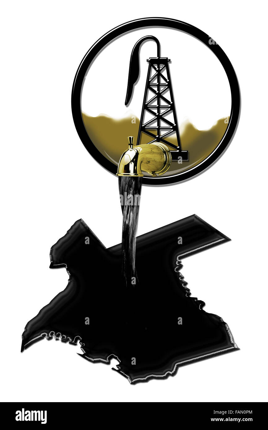 Texas booming oil field industry pouring black gold Stock Photo Alamy