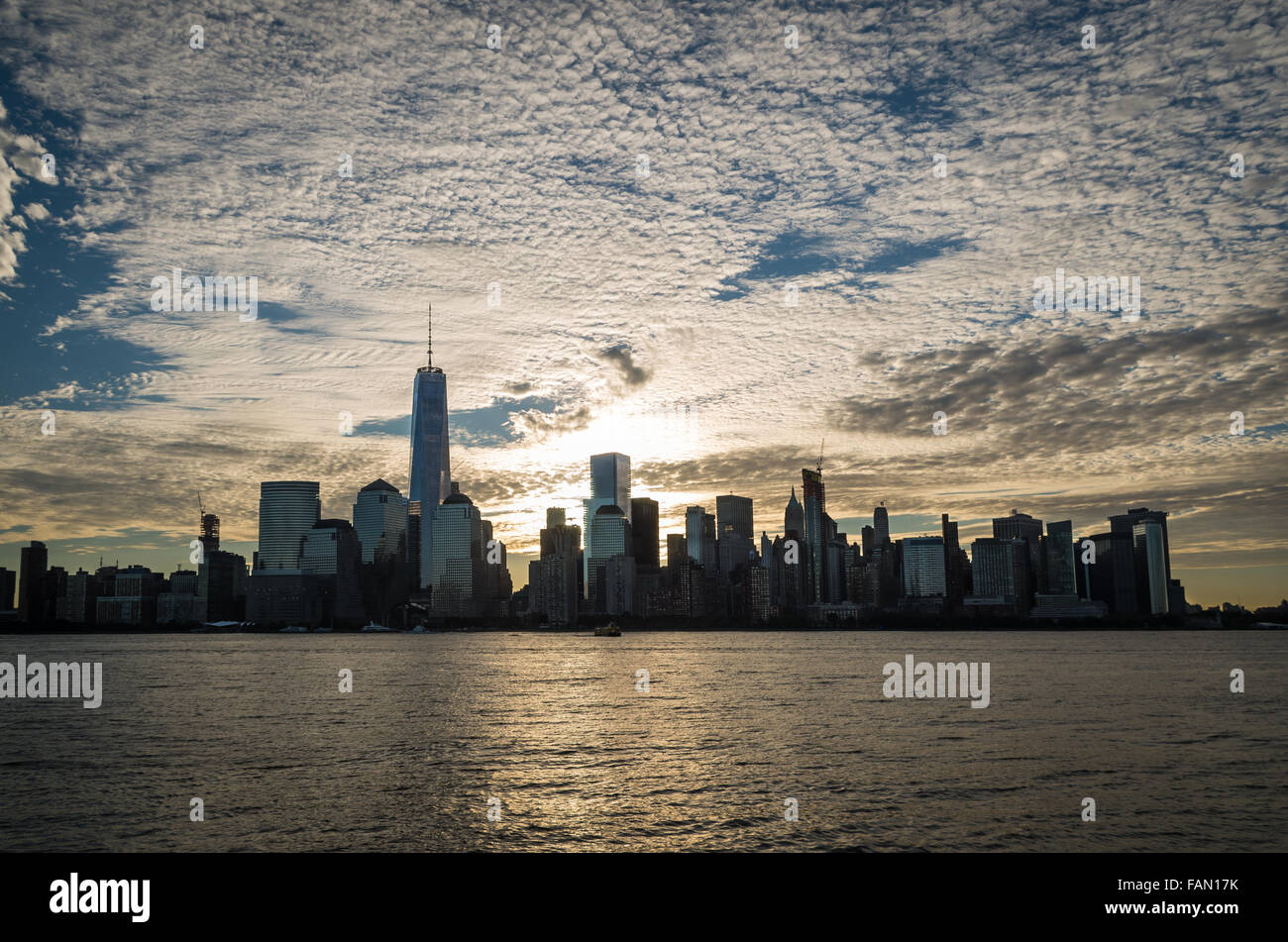 Rising view downtown nyc hi-res stock photography and images - Alamy