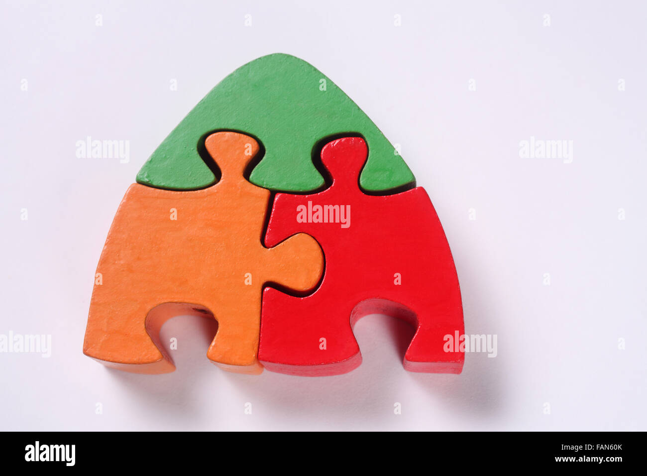 jigsaw puzzle pieces fitting together Stock Photo Alamy
