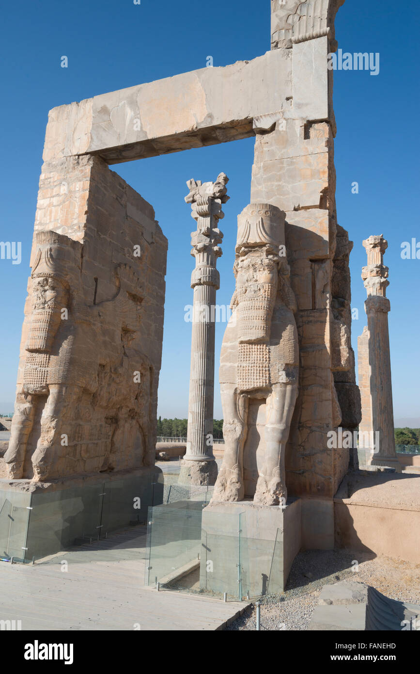Persepolis archeological site. Iran. Stock Photo