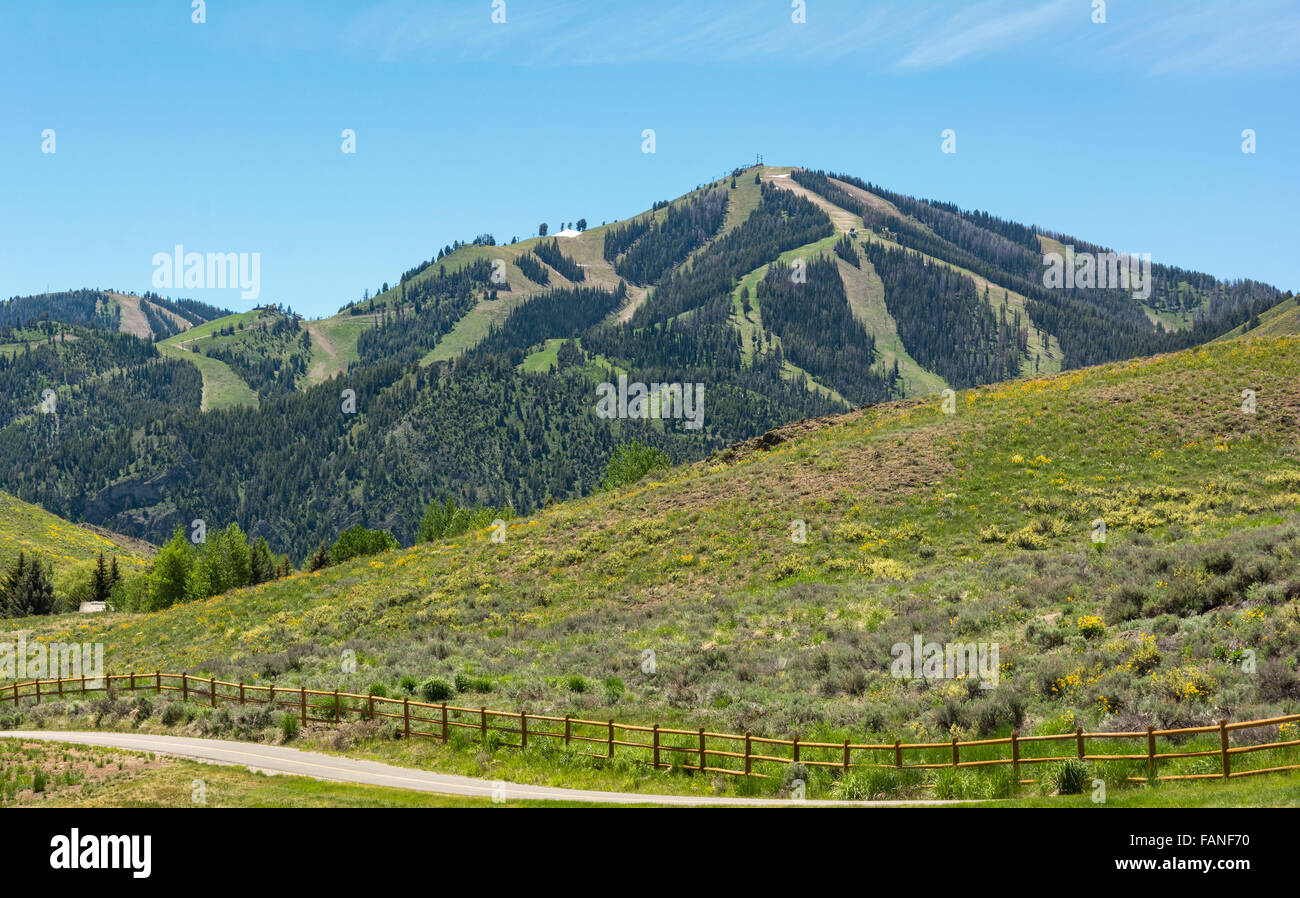 Bald mountain sun valley idaho hi-res stock photography and images - Alamy