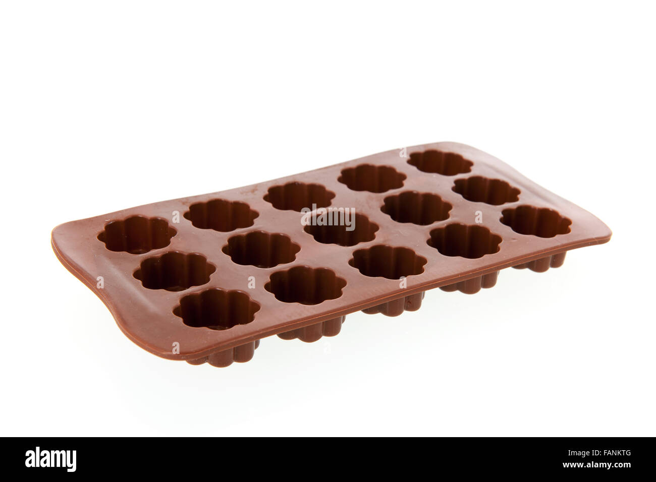 Silicon mold for making chocolate Stock Photo Alamy