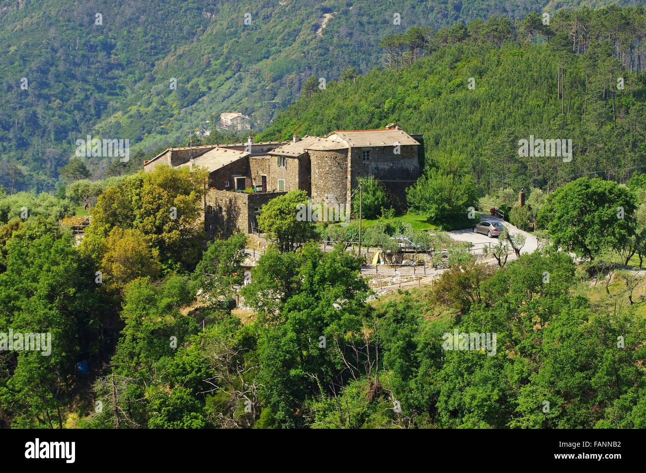 Cinque Terre Haus Cinque Terre house 02 Stock Photo Alamy