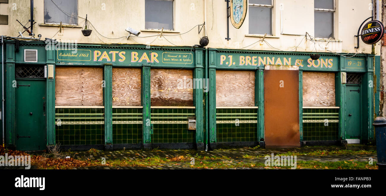Old Bar in Belfast formerly know as Pats Bar in Sailortown area of city