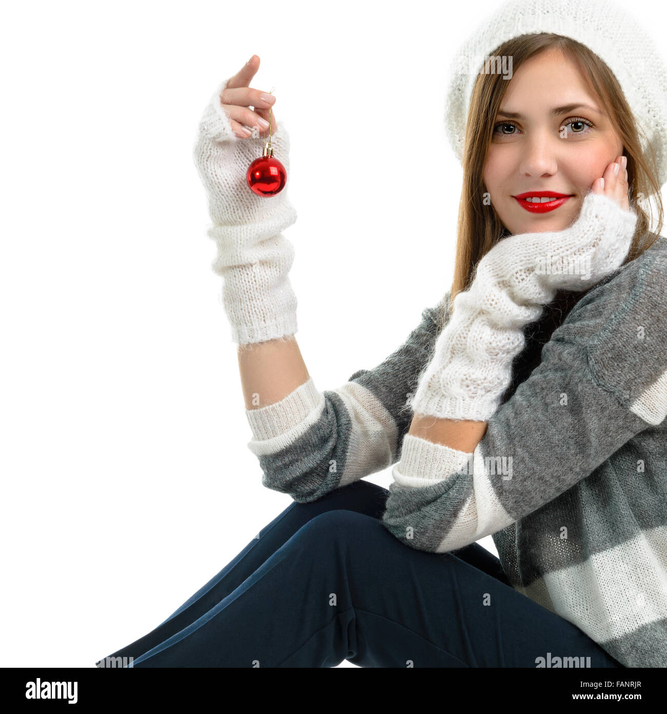 Portrait of a beautiful young smiling woman Stock Photo - Alamy