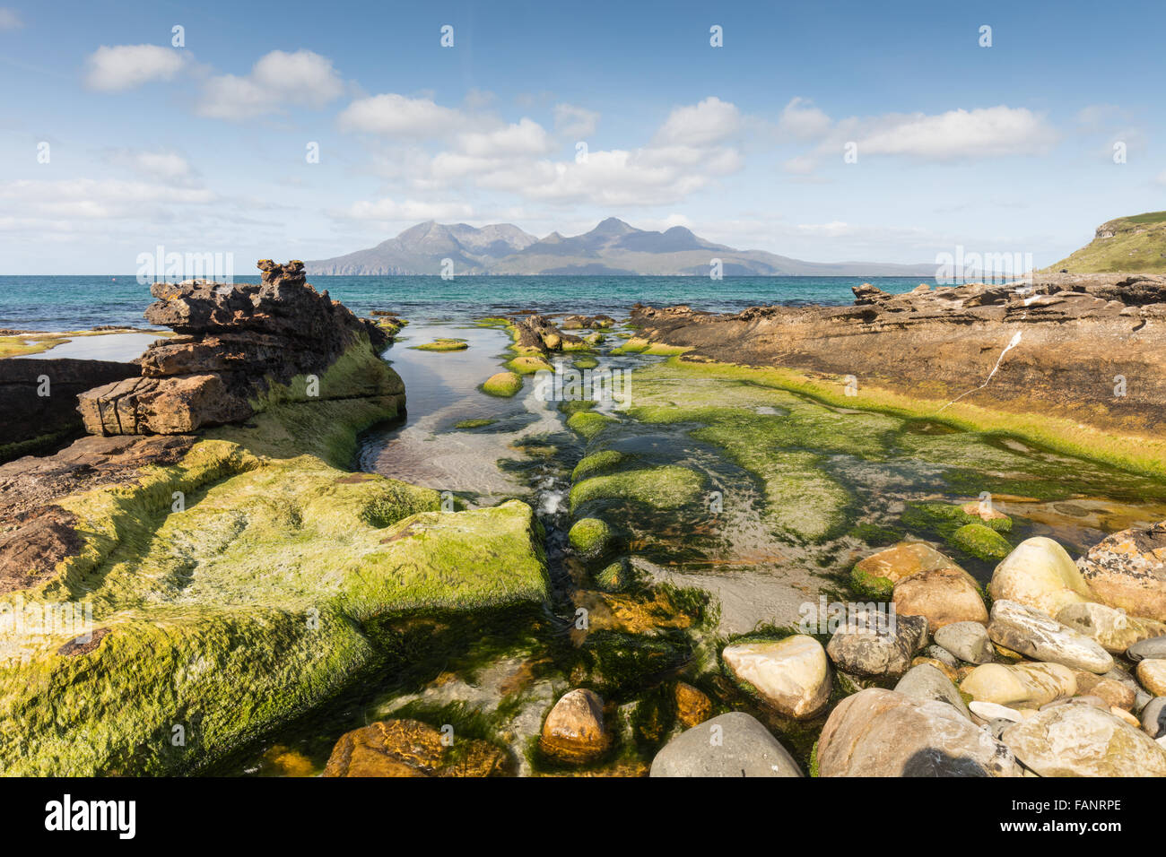 The singing sands of the Isle of Eigg, Small Isles, Inner Hebrides