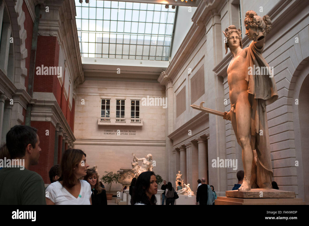 Metropolitan Museum of Art, New York, USA. Greek and Roman Art gallery, The Museum's collection of Greek and Roman art comprises Stock Photo