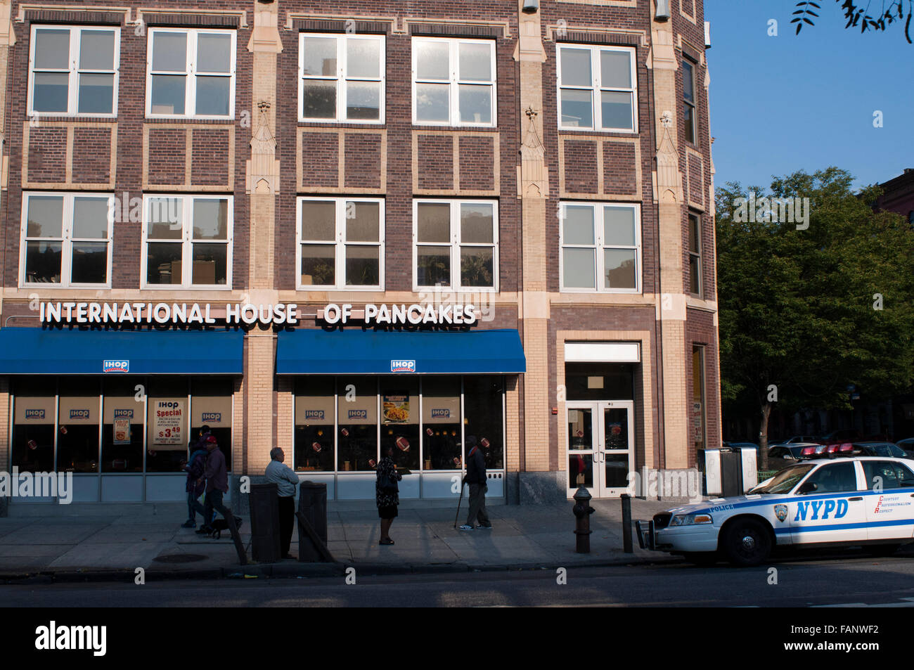 International House of Pancakes, Harlem, New York, USA Stock Photo