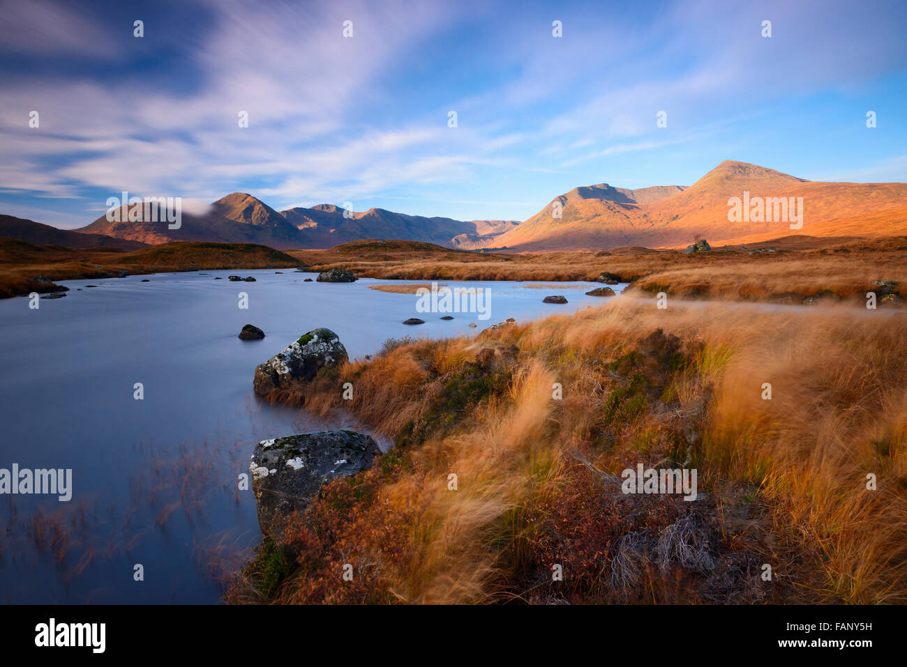 Rannoch Moor, Glen Etive, Scotland Stock Photo